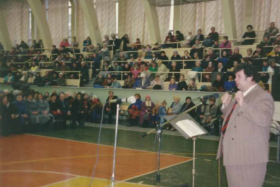 the pastor Vasily Filimonov - services at the Sports Palace 26