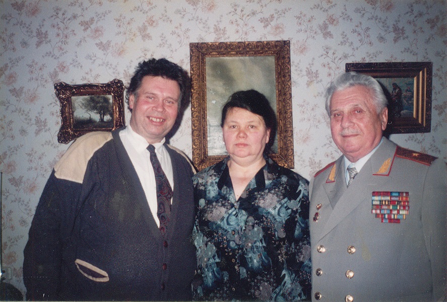 the pastor Vasily Filimonov - Visiting general F. Segala