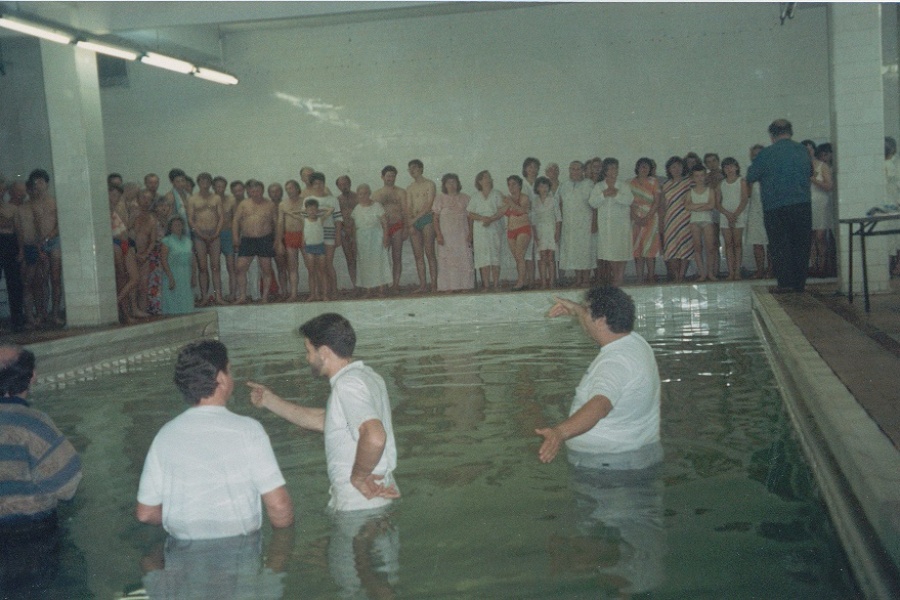 the pastor Vasily Filimonov mission - water Baptism 6